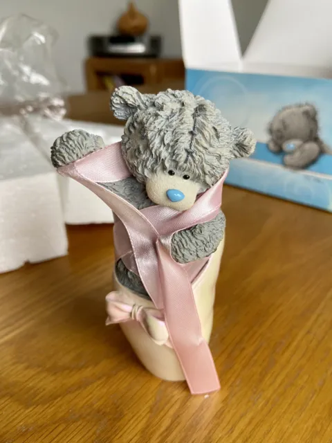 Me To You Tatty Teddy Twinkle Toes Ballet Shoe Resin New In Box 2011