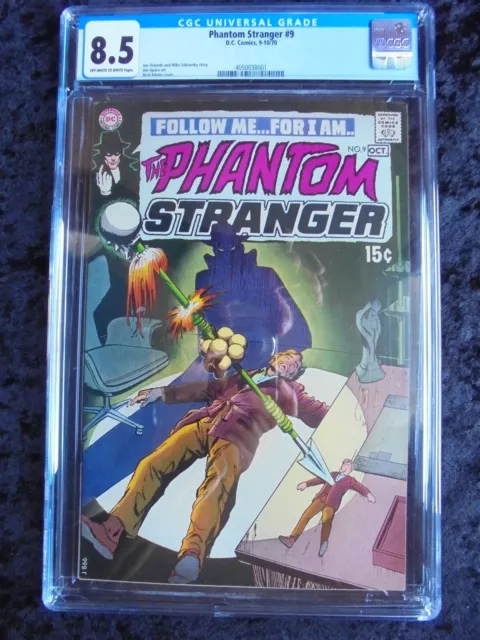 Phantom Stranger #9 Dc Comics Bronze Age Cgc 8.5 Graded! Neal Adams Cover.