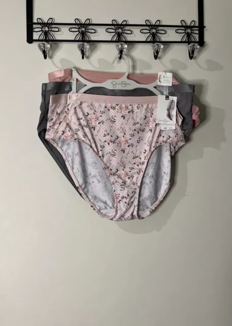 JESSICA SIMPSON ~ Women's Brief Underwear Panties Polyester Blend 3-Pair ~  XL $15.99 - PicClick