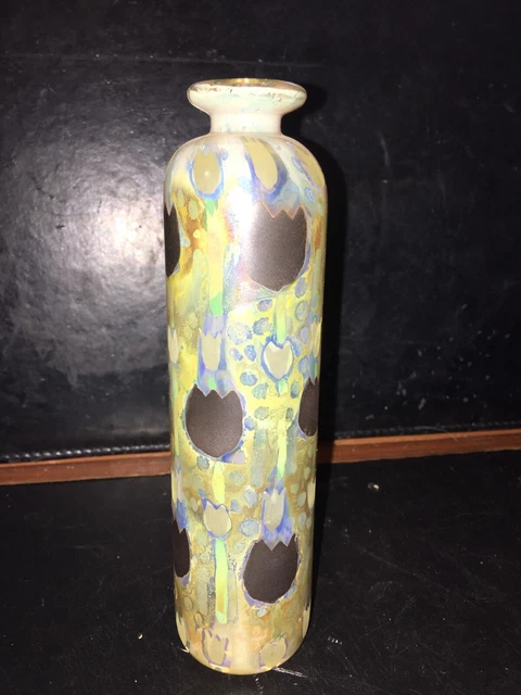 Flacon Verre D’art Signé Vera Walther  Kunstglas-Vera Walther Germany