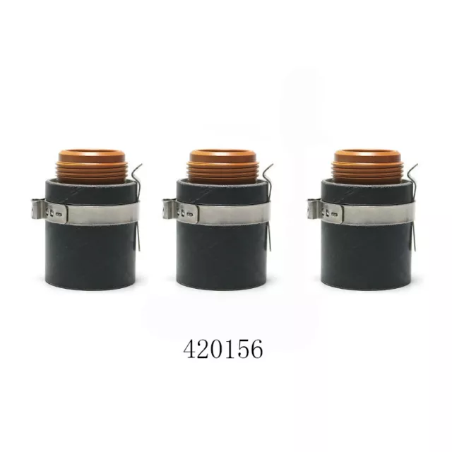 3Pcs 420156 Retaining Cap ohmic For Hypertherm Powermax125 Plasma Torch
