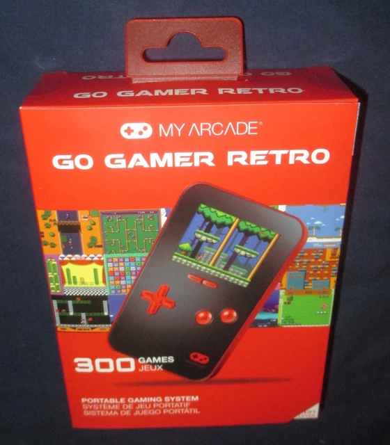 MY ARCADE GO Gamer Portable Handheld (Builtin Retro 300+ Games) (Black