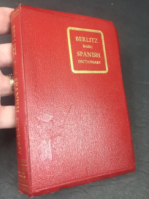 Vintage 1957 Sears Roebuck de Mexico The Berlitz Basic Spanish Pocket Dictionary