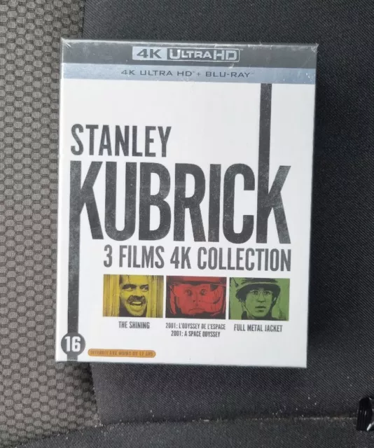 Coffret Stanley Kubrick 3 Films Blu-ray 4K Ultra HD Neuf