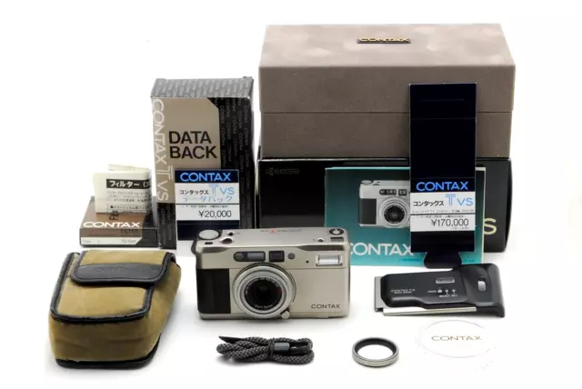 ALL WORKS! [MINT in BOX] Contax TVS Point & Shoot 35mm Film Camera  From JAPAN