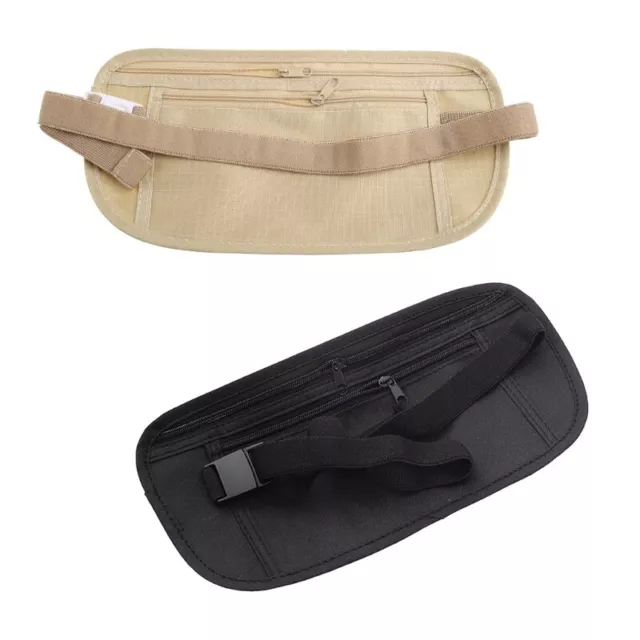 Money Belt for Travelling Security Money Pouch for Cash Cards Keys