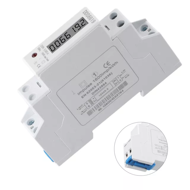 Compteur de consommation électrique Din Rail de haute qualité pour surveillanc