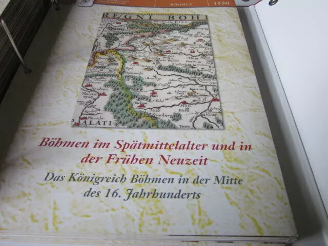 Dtsch.Geschichte in Historischen Karten 1550 Das Königreich Böhmen 16. Jahrhund.