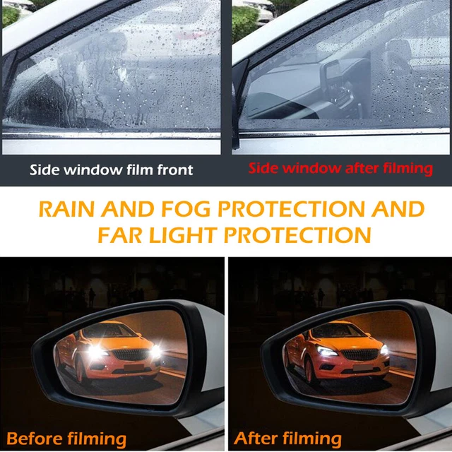 6pcs/set Car Auto Side Mirror Window Anti Fog Film Anti Glare Protective Films f 4