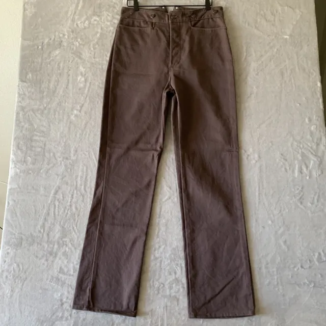 CLASSIC OLD WEST Styles Frontier Pants Mens Western Cowboy Brown USA ...