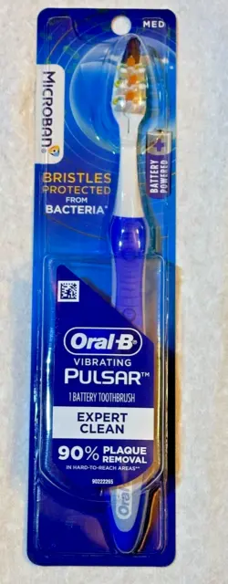 Cerdas vibratorias Oral-B, Pulsar, cepillo de dientes, limpieza más profunda, mango azul