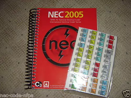 2005 NEC National Electrical Code w/ EZ Tabbed ~ New Spiral bound Free S/H