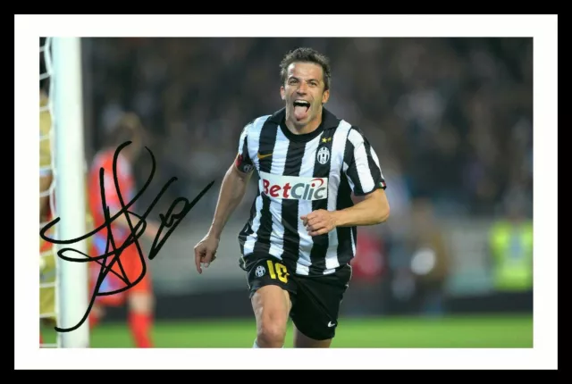 Alessandro Del Piero - Juventus Autograph Signed & Framed Photo