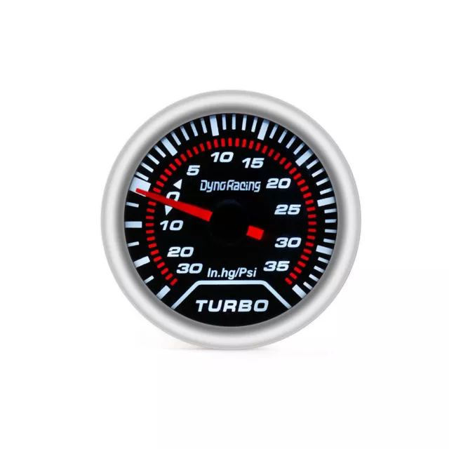 2" 52mm Car Auto Smoke Lens LED Pointer Psi Turbo Boost Gauge Vacuum Press Meter