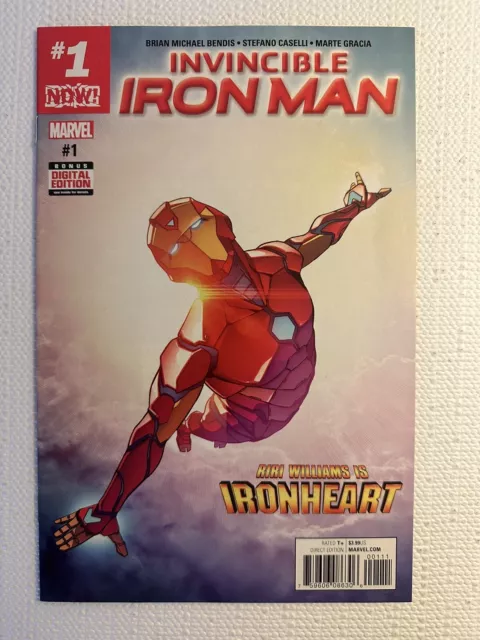 Invincible Iron Man #1 (Marvel 2017) 1st Riri Williams Solo Series