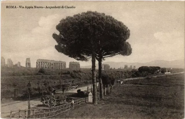 CPA AK ROMA Via Appia Nuova-Acquedotti di Claudio ITALY (552555)