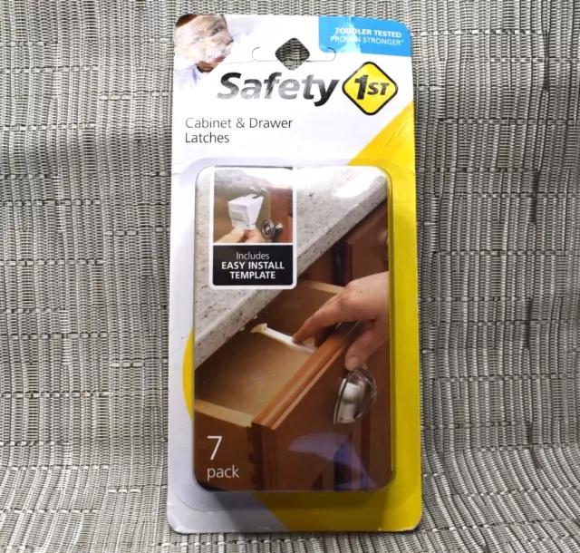 Safety 1st 14 Pack Wide Grip Cabinet Locks & Drawer Latches Child