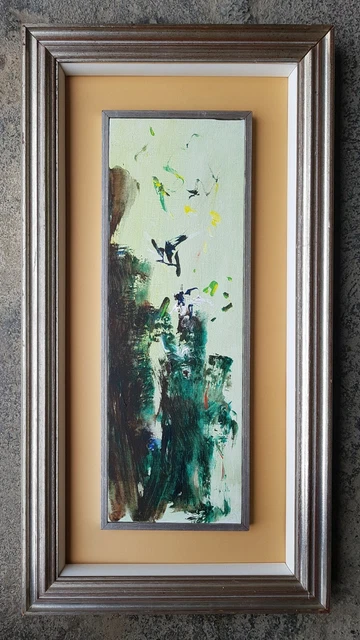Ernesto Treccani ( Milano 1920-2009 ) Fiori, olio su tela Galleria Galeasso Alba