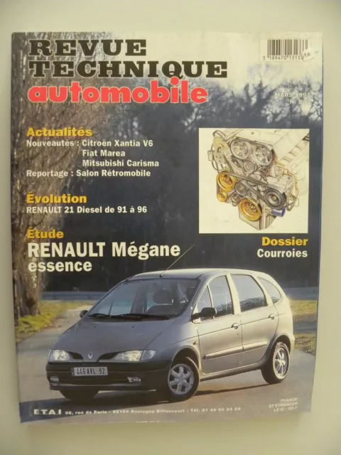 revue technique automobile RTA RENAULT Mégane essence