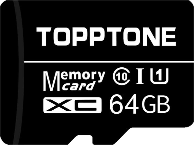 Scheda Micro SD UHS-I Da 64 GB, per Video Full HD, Compatibile Con Telecamere Di