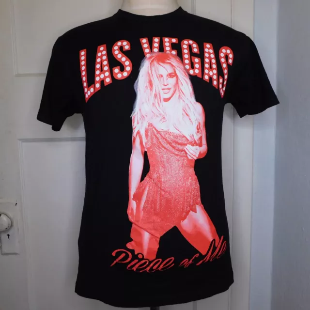 Britney Spears Collection Sz M T Shirt Black Piece of Me 2017 Las Vegas Concert