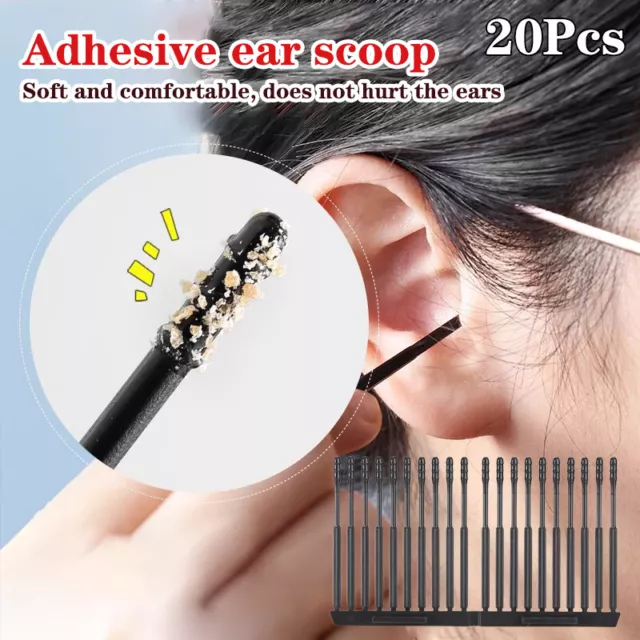 Disposable Sticky Ear Swabs Pick Reusable Ear Cleaner Soft Silicone Ear