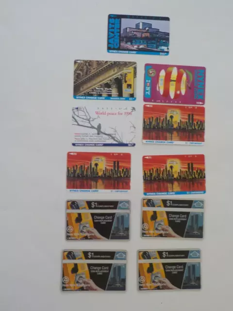 New York Telephone & NYNEX phone card set of eleven