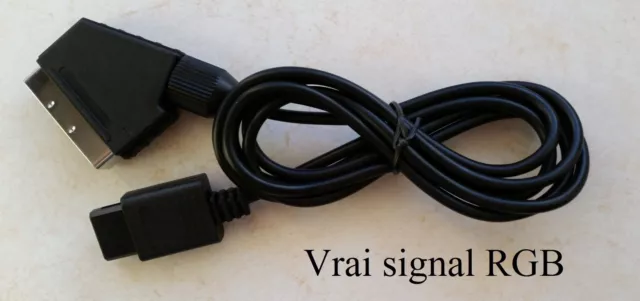 Câble vidéo RGB pour Super Nintendo PAL - SNES video péritel scart - NEUF