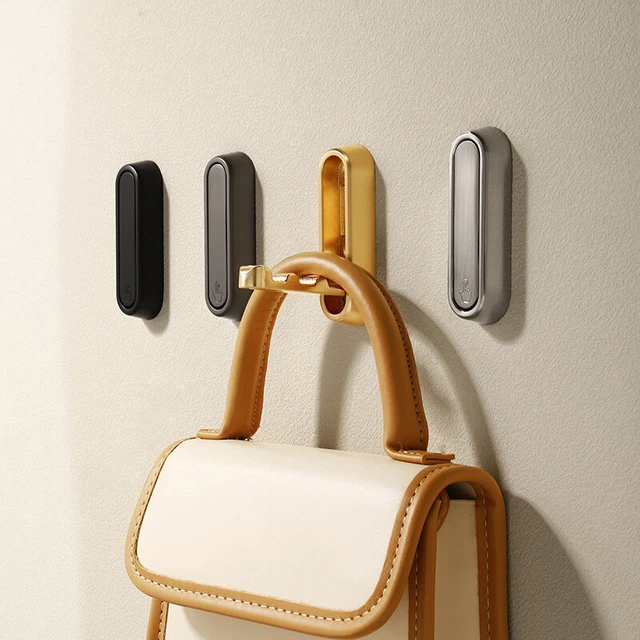 1Pcs Folding Wall Hook Hidden Robe Towel Coat Hook Stainless Steel Hook Wa