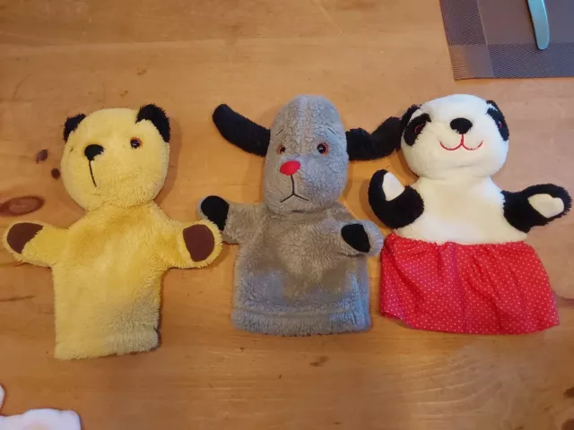 Sooty, Sweep And Sue Hand Puppet Soft Plush Toys