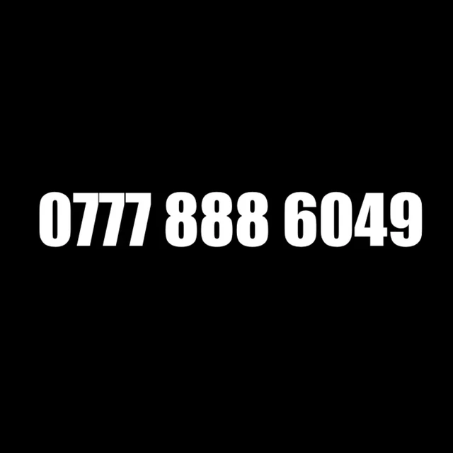 ⭐ Gold Easy Vip Memorable Mobile Phone Number Diamond Platinum Sim Card 0777 888