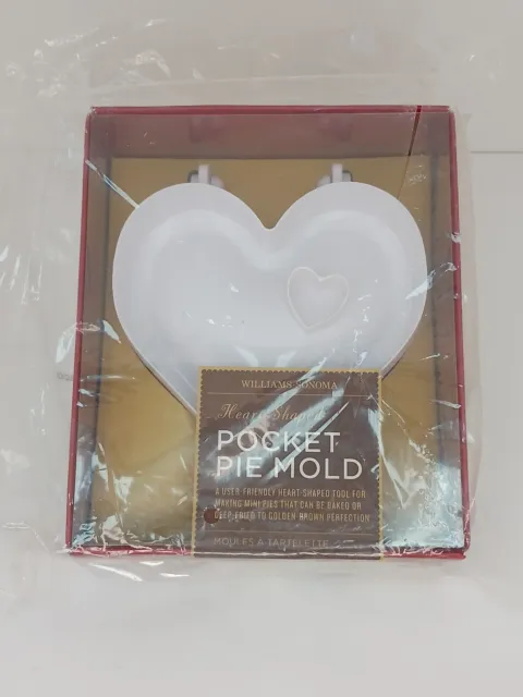 Molde para pastelería Williams Sonoma en forma de corazón mini nuevo en paquete