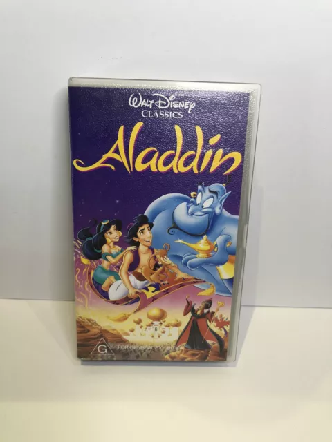 WALT DISNEY CLASSIC Aladdin VHS Video $16.99 - PicClick AU