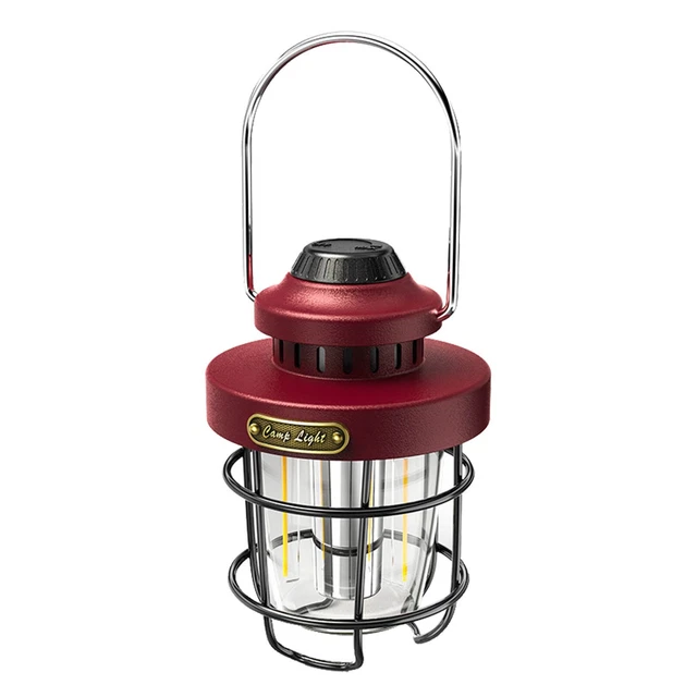 Source lumineuse double couleur lanterne étanche Ipx4 pour camping en plein air