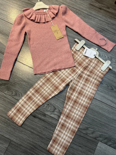 Next girls jumper and leggings outfit bundle age 4-5 BNWT