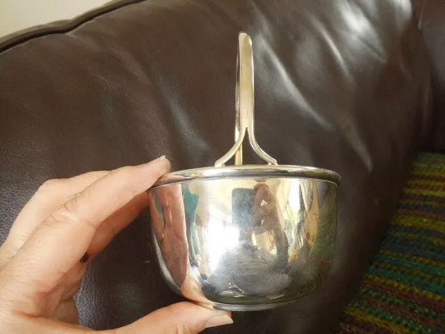 Antique Silver Plated bon bon dish by James Dixon small handled bowl pre 1920's