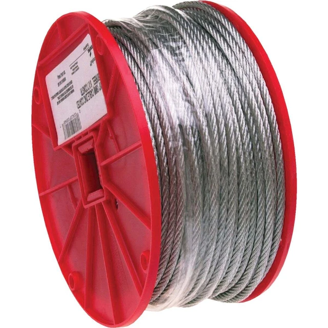 Campbell 5/16 In. x 200 Ft. Galvanized Wire Cable 7000927 Campbell 7000927