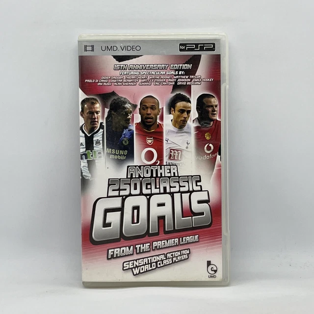 Another 250 Classic Goals Premier League PSP PlayStation UMD Video Region All