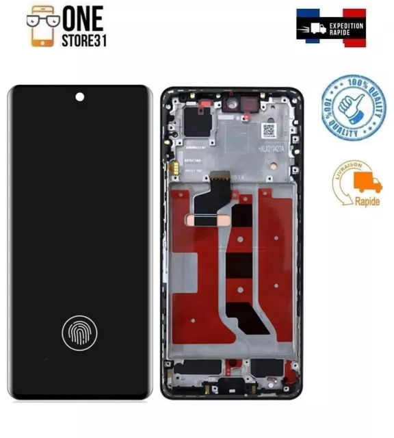 ORIGINAL Ecran LCD tactile  Complet assemblé avec chassis pour  Honor 50