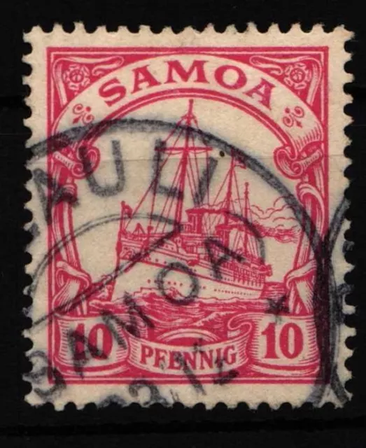 Deutsche Kolonien Samoa 9 gestempelt Stempel Palauli #HZ731