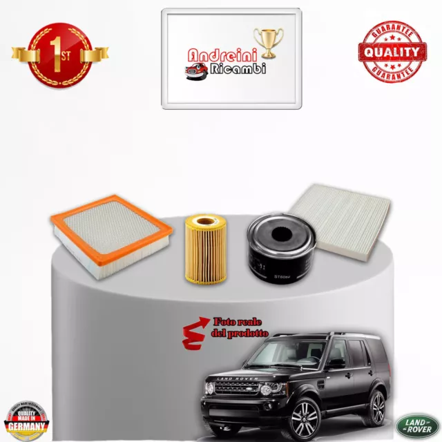 Kit Tagliando Filtri Land Rover Discovery Iv 3.0 Sdv6 188Kw 256Cv Dal 2011 ->