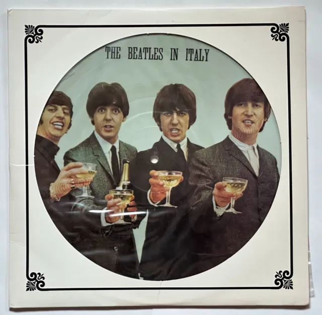 The Beatles In Italy - Vinyl Record Picture Disc - Nice Condition