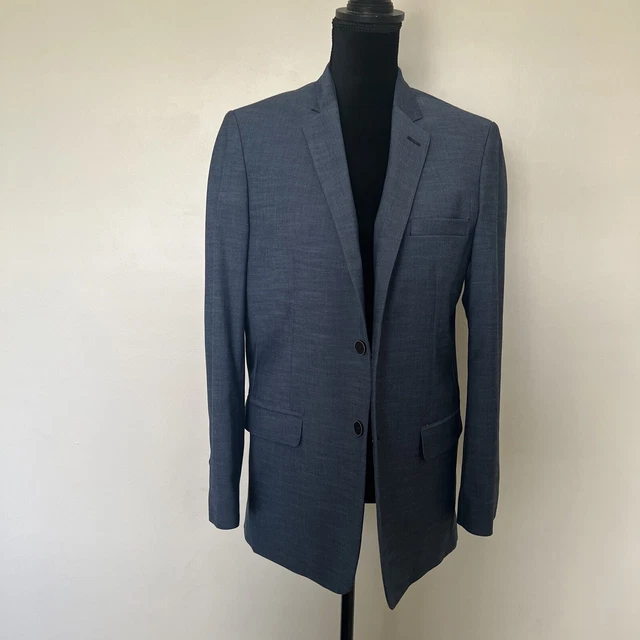 Giacca abito normale blu Calvin Klein 3 pezzi S18 e pantaloni e camicia S16 3