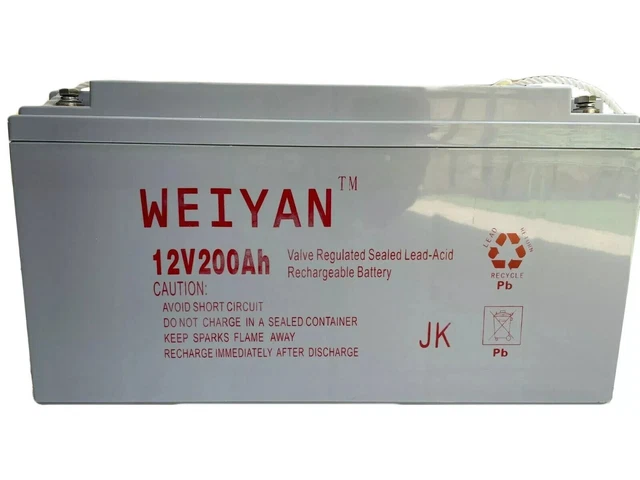 BATTERIA 200AH 12VOLT Per Kit Fotovoltaico Pannelli Energia Solare Camper BARCA EUR 174,99 - IT - Foto 9