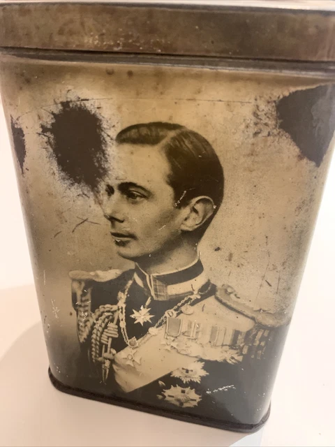 TÉ DE COLECCIÓN REY GEORGE VI y reina elizabeth ii familia real década de 1930