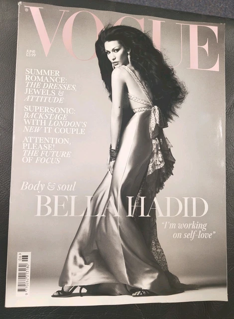 VOGUE MAGAZINE JUNE 2025 Bella Hadid Cover And Feature. UK, GB, British ...
