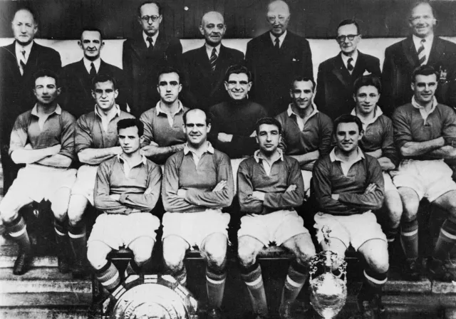 Man Utd Football Team Photo>1951-52 Season