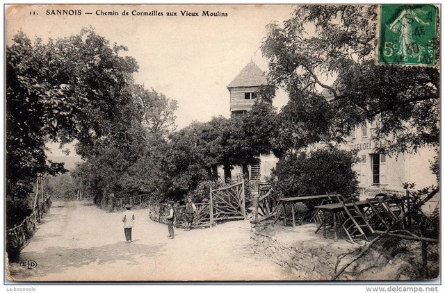 95 SANNOIS - chemin de cormeilles aux vieux moulins