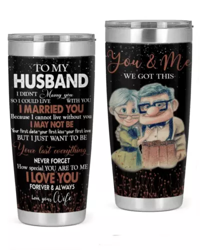 Valentine's Day Gift To My Husband Stainless Tumbler 20oz All Over Print Us Size
