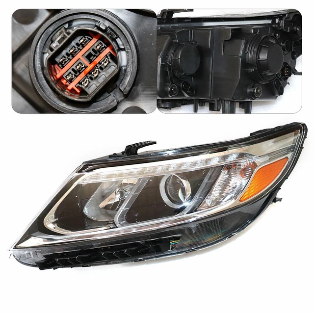 LEFT HEADLIGHT REPLACEMENT For 2014 2015 KIA Sorento Driver Side w/ LED